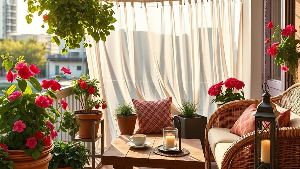 cozy outdoor balcony designs
