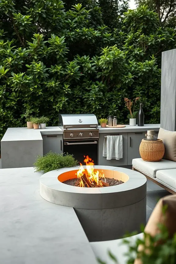 cozy outdoor cooking experience