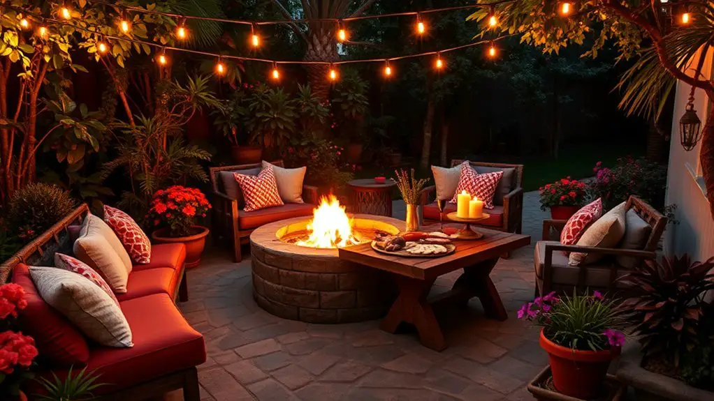 cozy outdoor fire pits