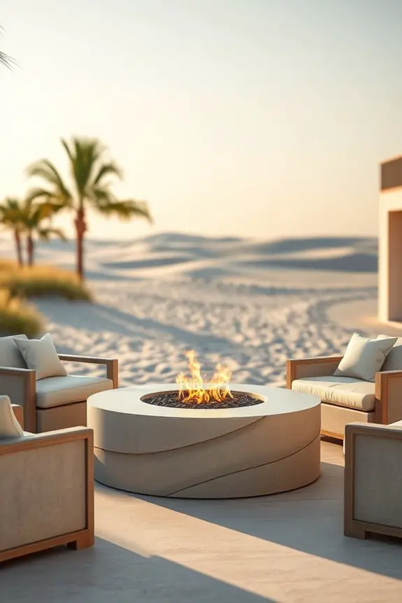 cozy outdoor fire pits