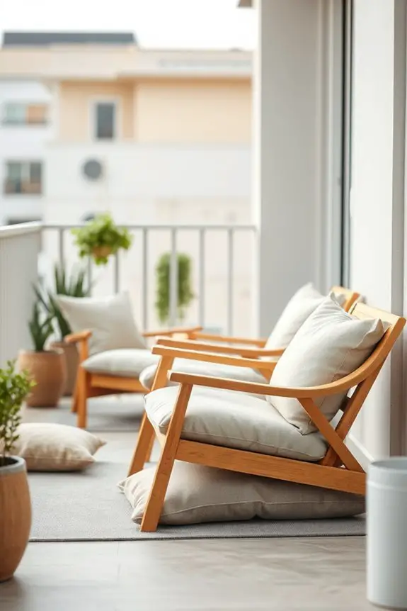 cozy outdoor floor cushions