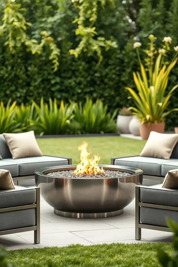 cozy outdoor gathering spot