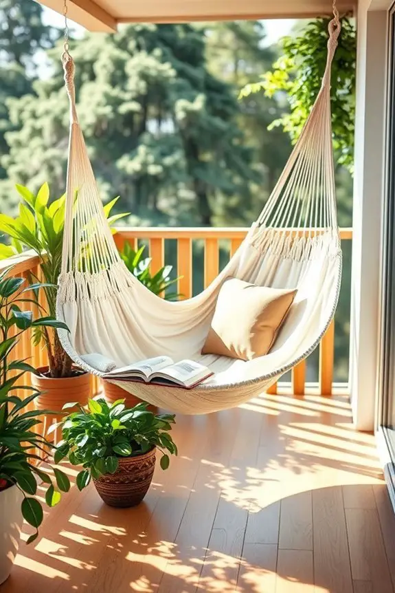 cozy outdoor relaxation nook