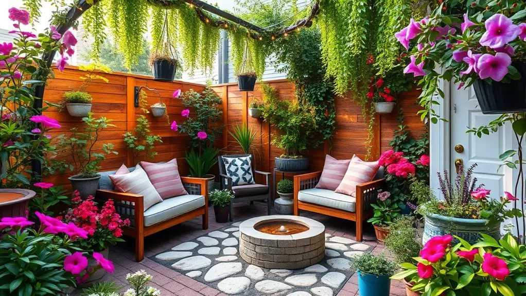 cozy outdoor relaxation spaces
