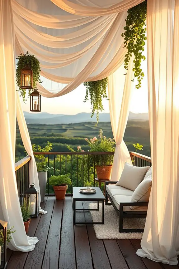 cozy outdoor retreat canopy