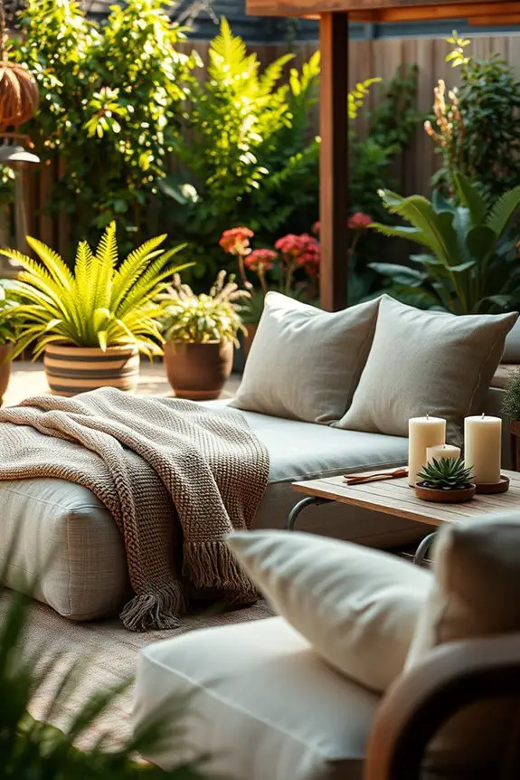 cozy outdoor seating arrangements