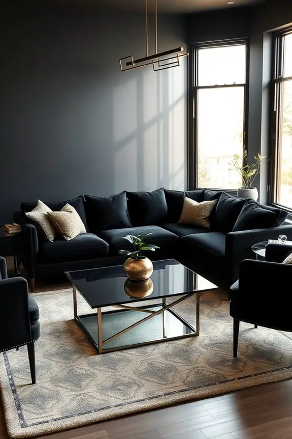 cozy plush seating arrangements