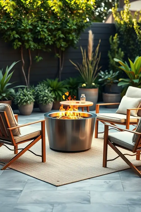 cozy portable fire pit