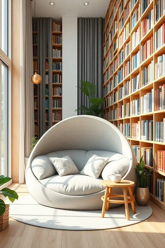 cozy private reading retreat