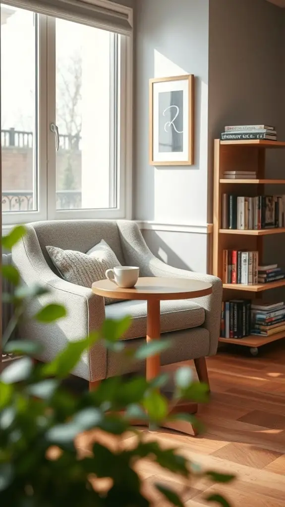 cozy reading nook design