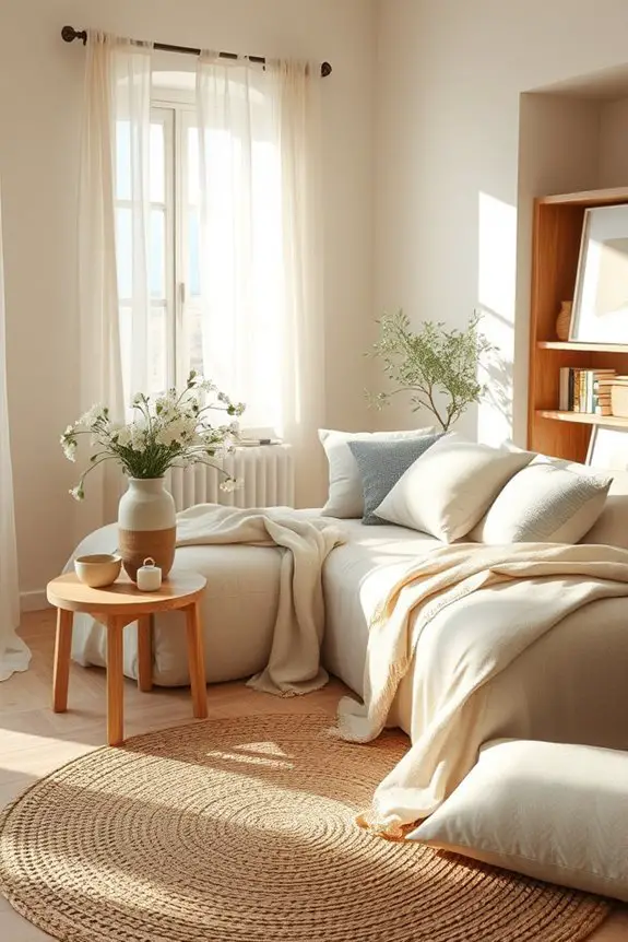 cozy reading nook design