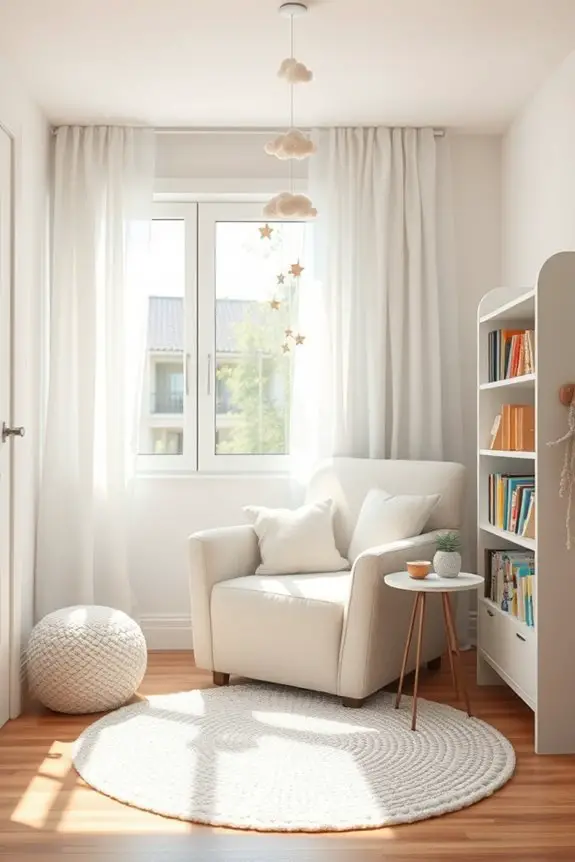 cozy reading nook design