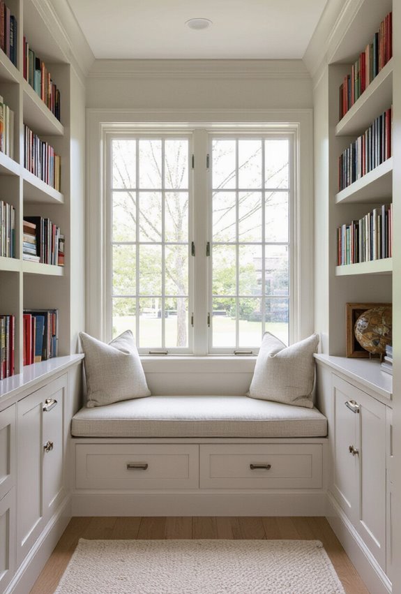 cozy reading nook design