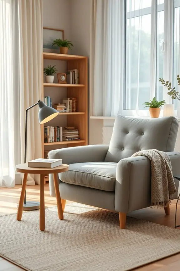 cozy reading nook design