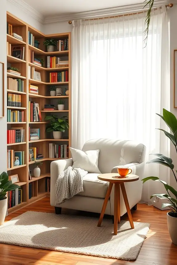 cozy reading nook retreat