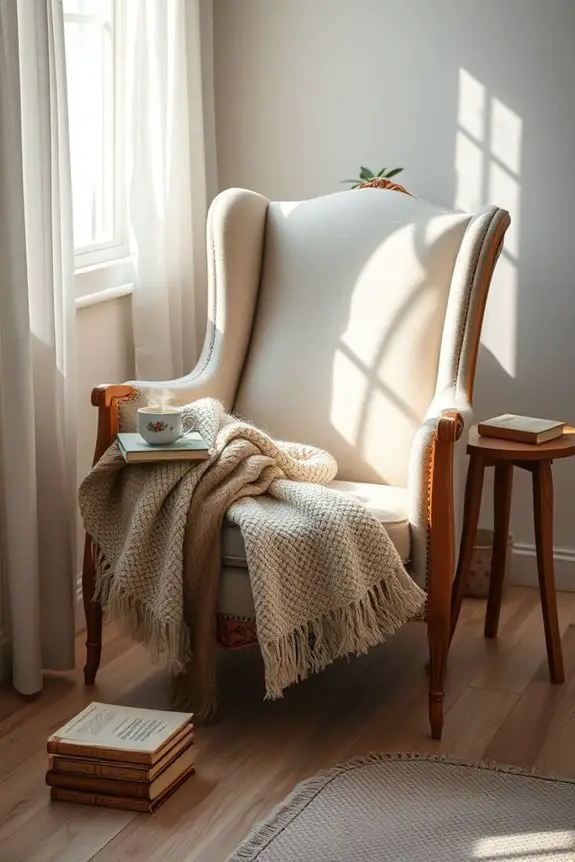 cozy reading nook transformation