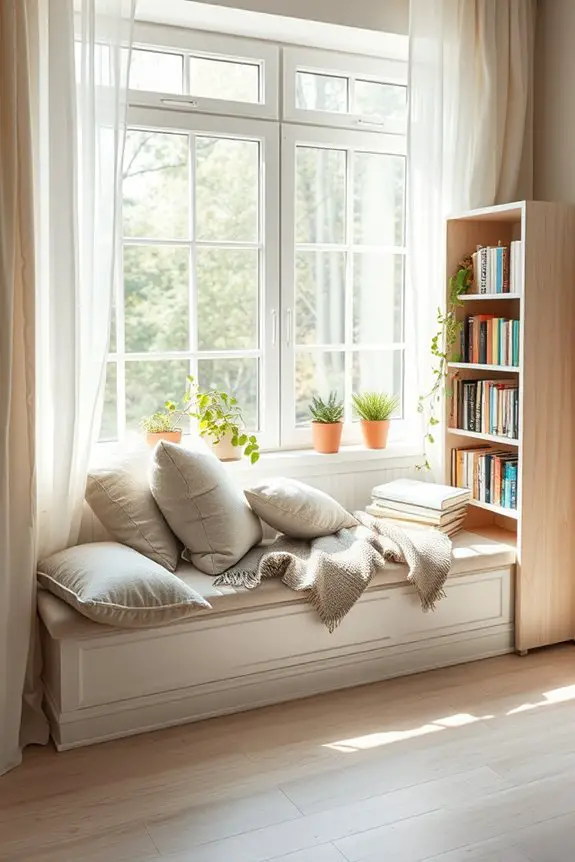cozy reading nook transformation
