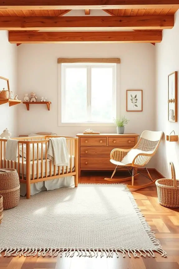 cozy rustic baby retreat