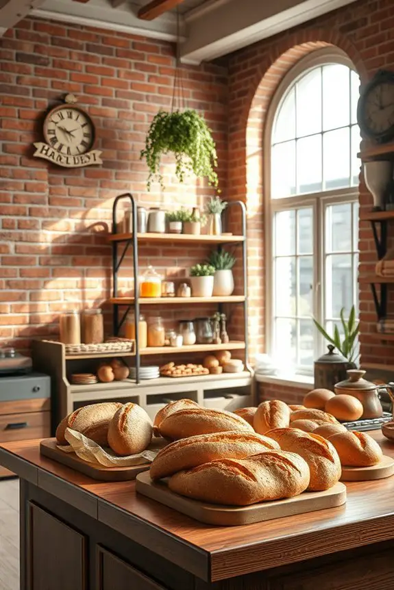 cozy rustic bakery design