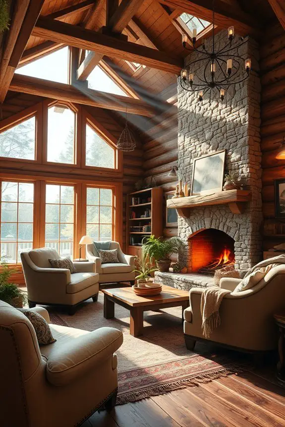 cozy rustic cabin charm