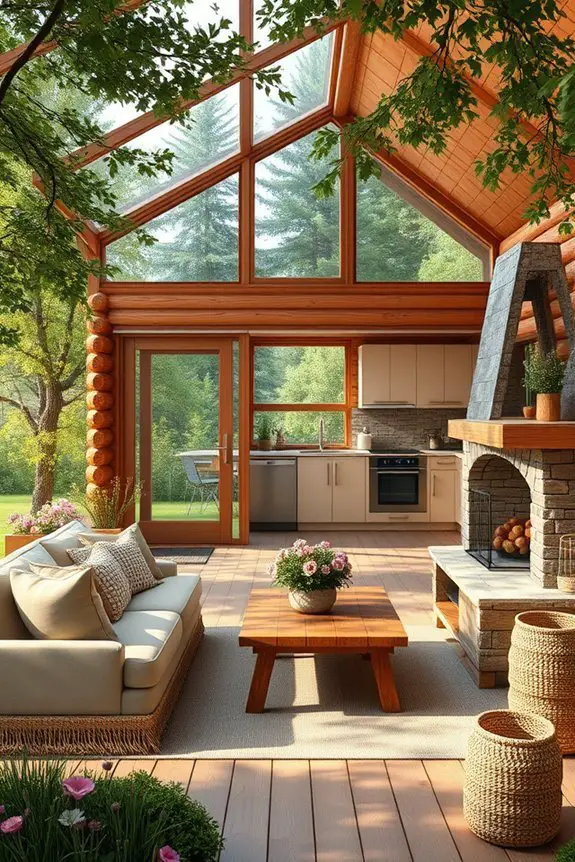 cozy rustic cabin retreat
