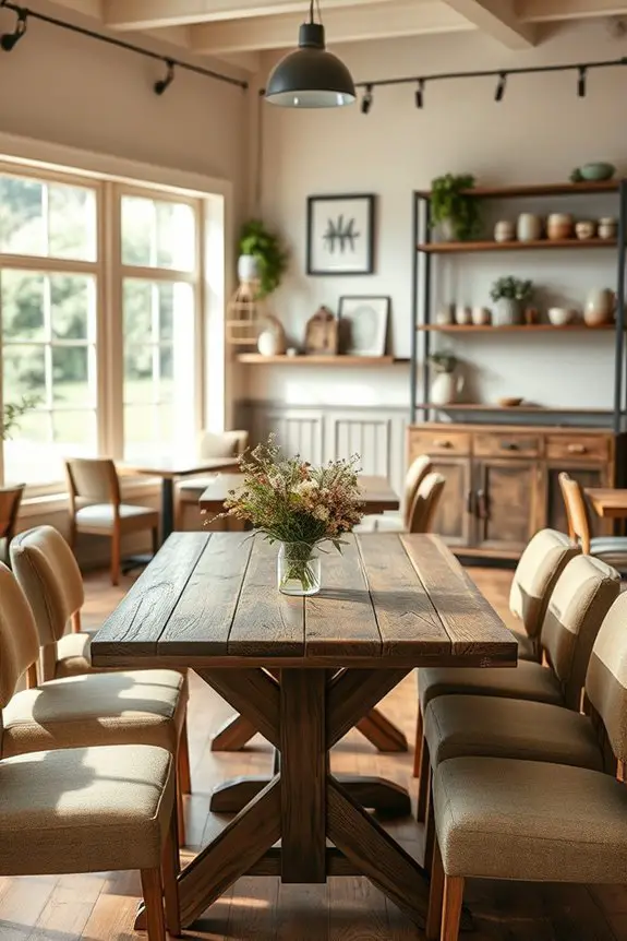 cozy rustic cafe atmosphere
