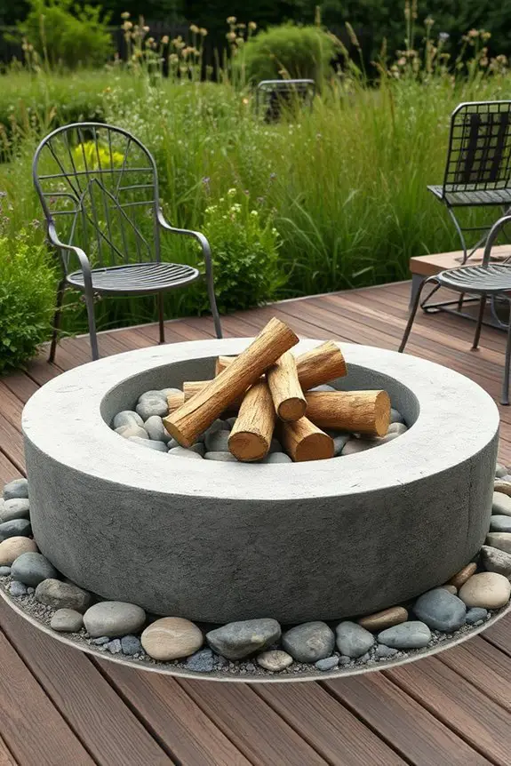 cozy rustic fire pit gatherings