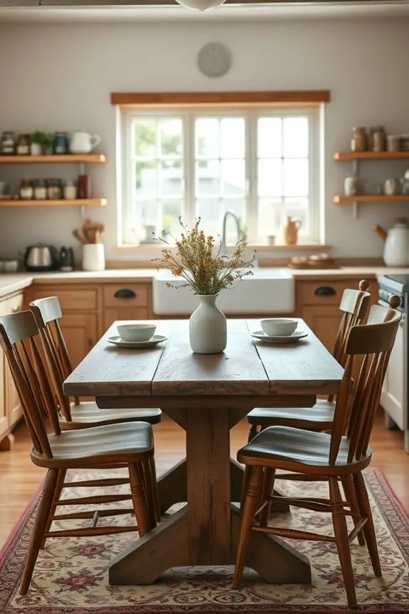 cozy rustic kitchen furniture