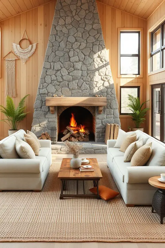 cozy rustic log cabin