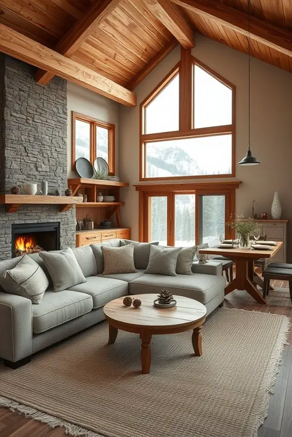 cozy rustic mountain retreat