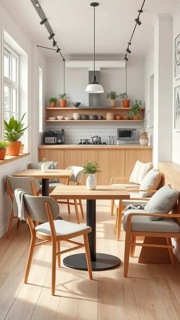 cozy scandinavian restaurant design