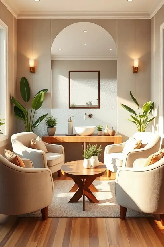 cozy seating enhances experience