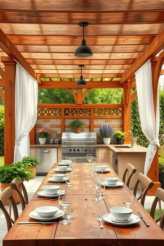 cozy shaded outdoor retreat