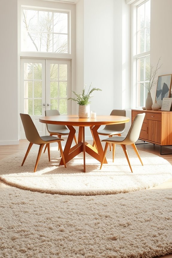 cozy shag carpets enhance comfort