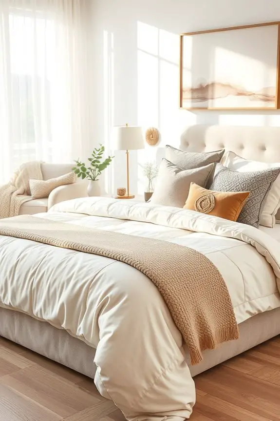 cozy stylish pillow arrangements