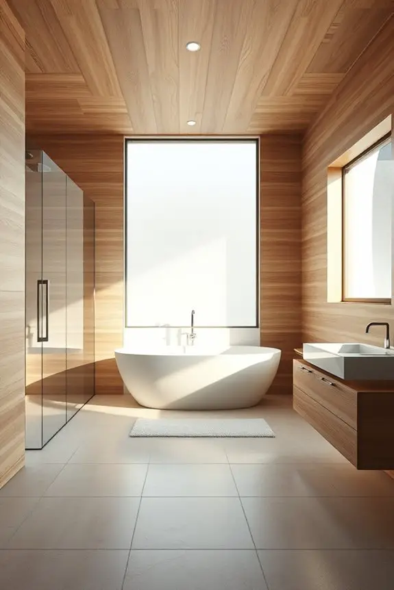 cozy stylish wood look tiles