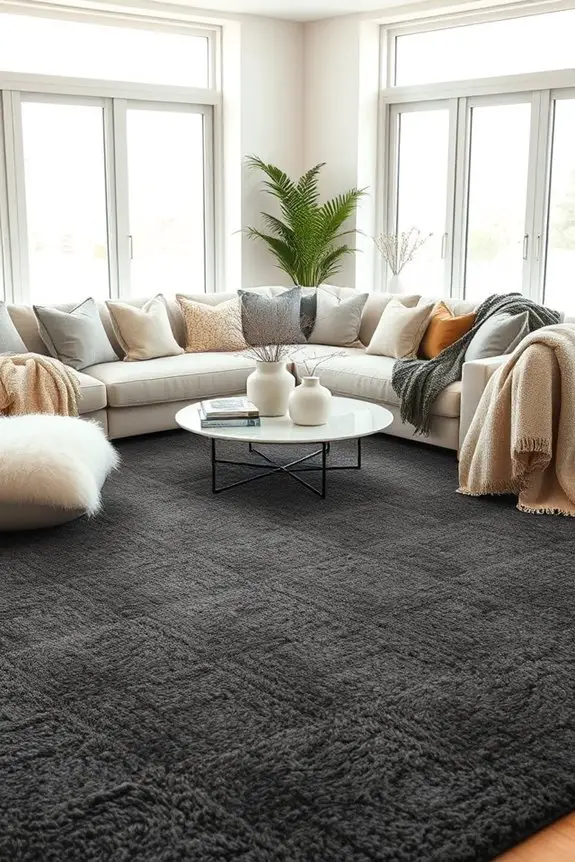 cozy textiles enhance comfort