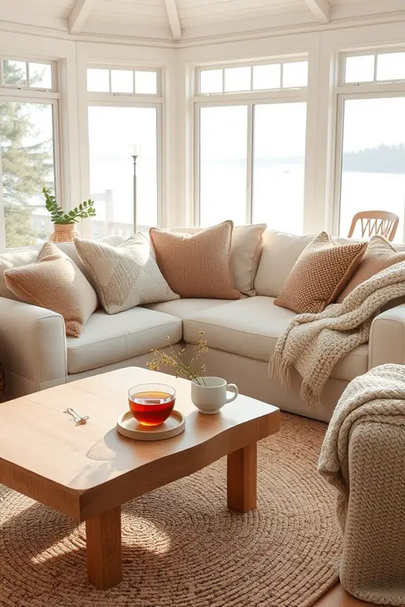 cozy textiles enhance comfort