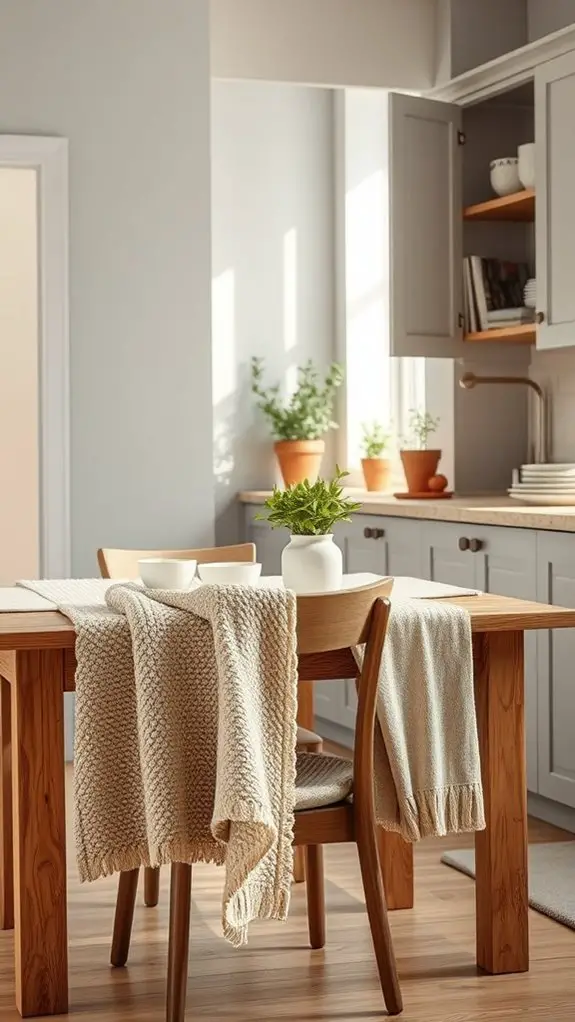 cozy textiles for comfort
