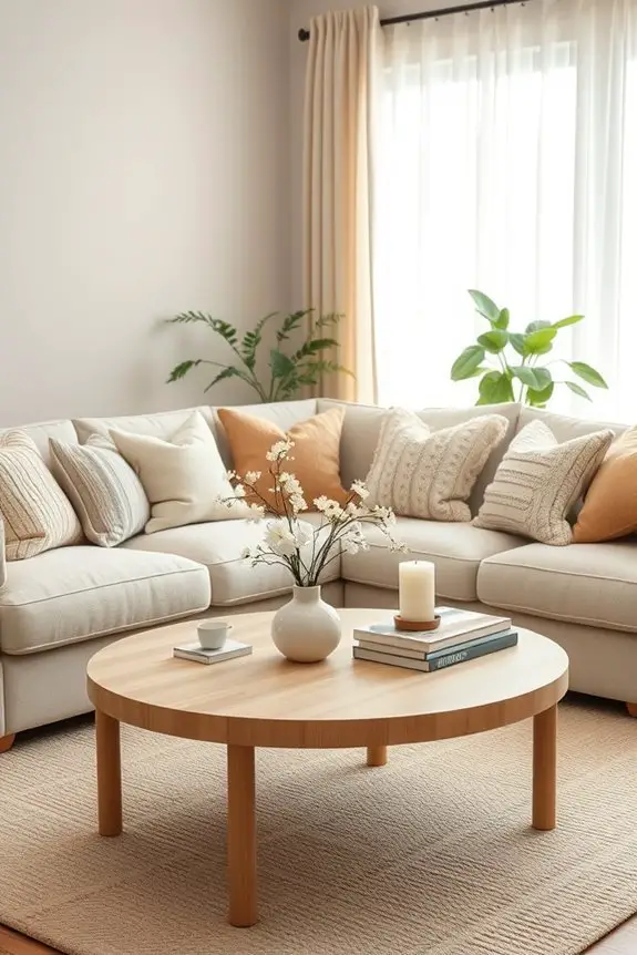 cozy throw pillow arrangements