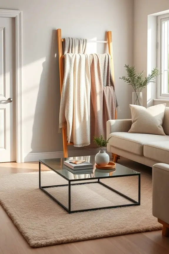 cozy throws stylish storage