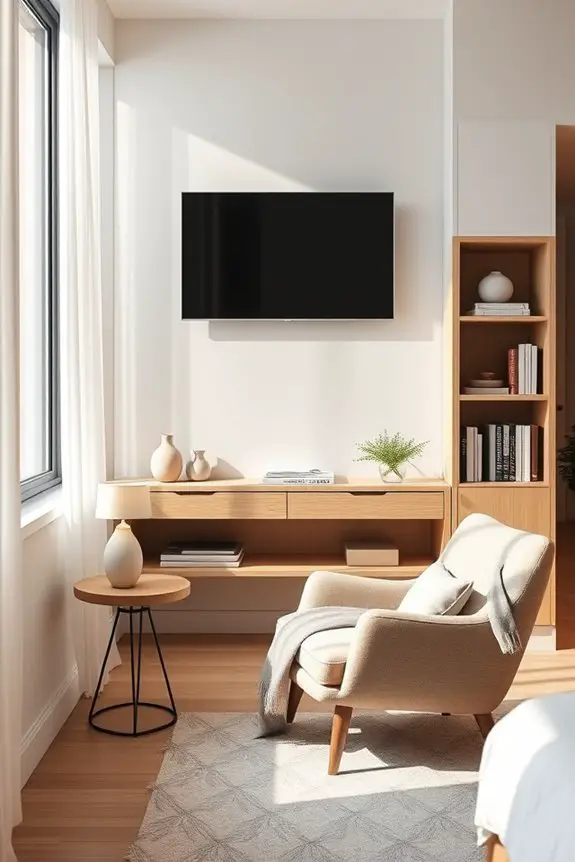cozy tv nook retreat
