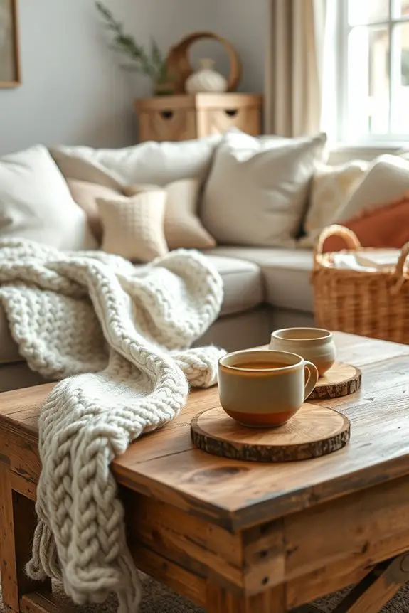 cozy versatile chunky knit