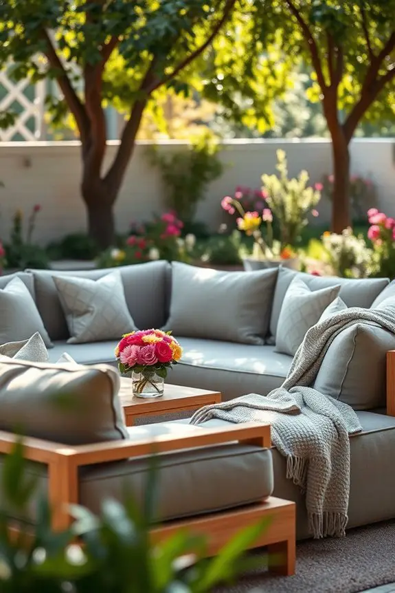 cozy versatile outdoor seating
