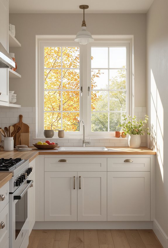 cozy vertical compact kitchen storage