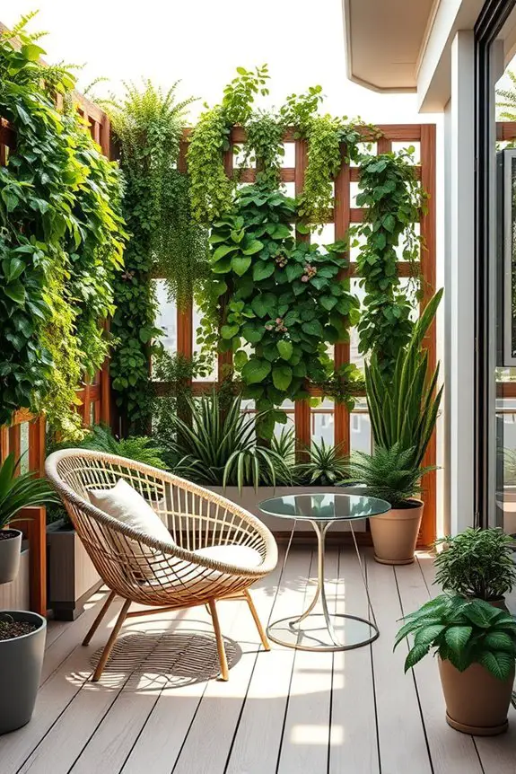 cozy vertical garden sanctuary