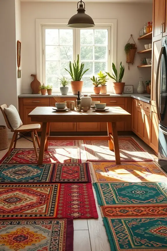 cozy vibrant bohemian rugs