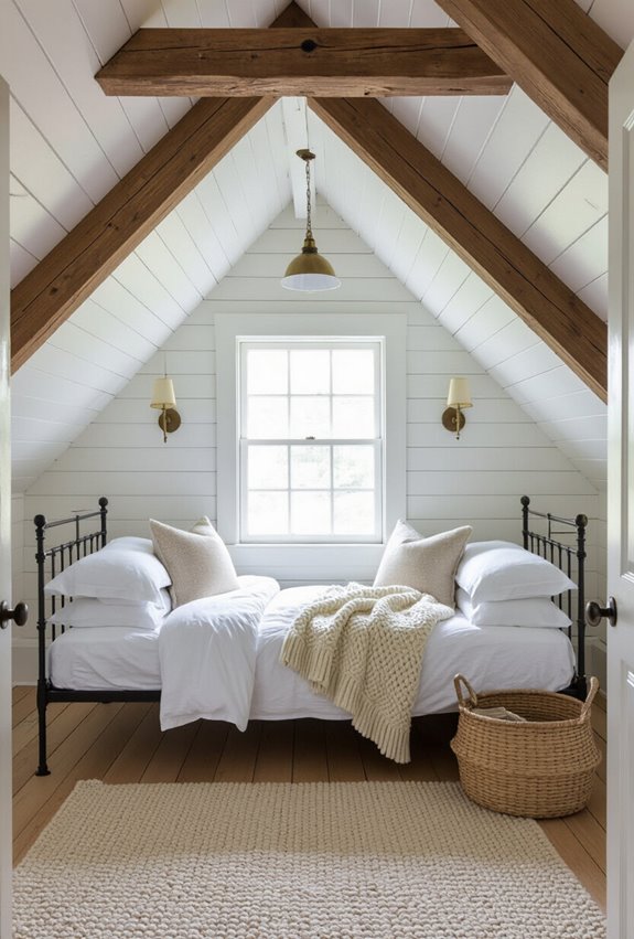 cozy vintage cottage attic style