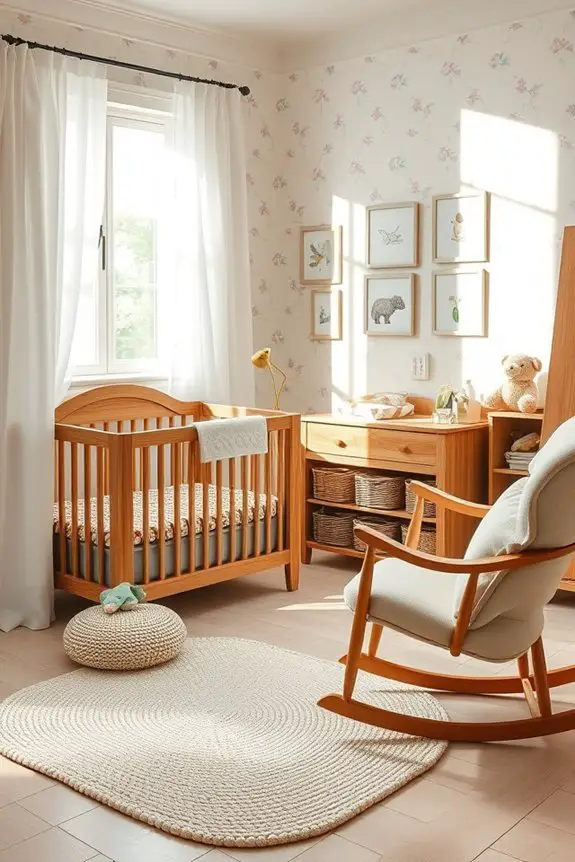 cozy vintage cottage nursery