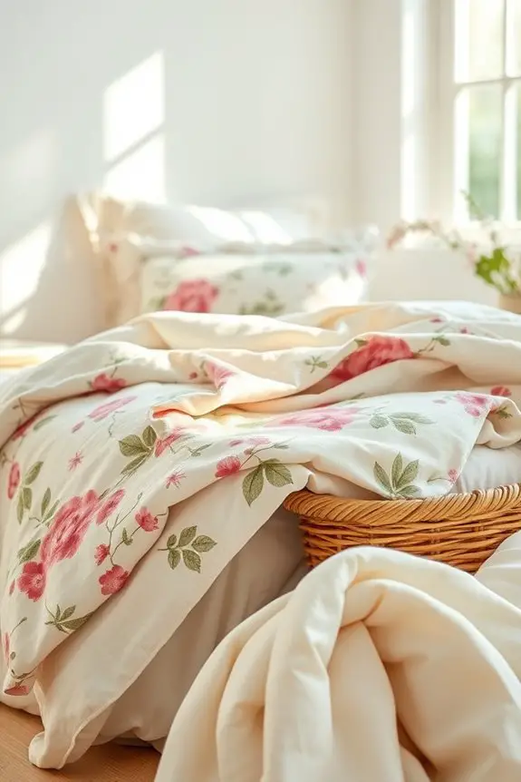 cozy vintage floral charm